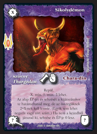 Kiadás: Alappakli, 9. kiadás (Végzetúr)
Gyakoriság: ritka