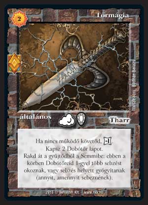 Kiadás: Elemi erők
Gyakoriság: ritka